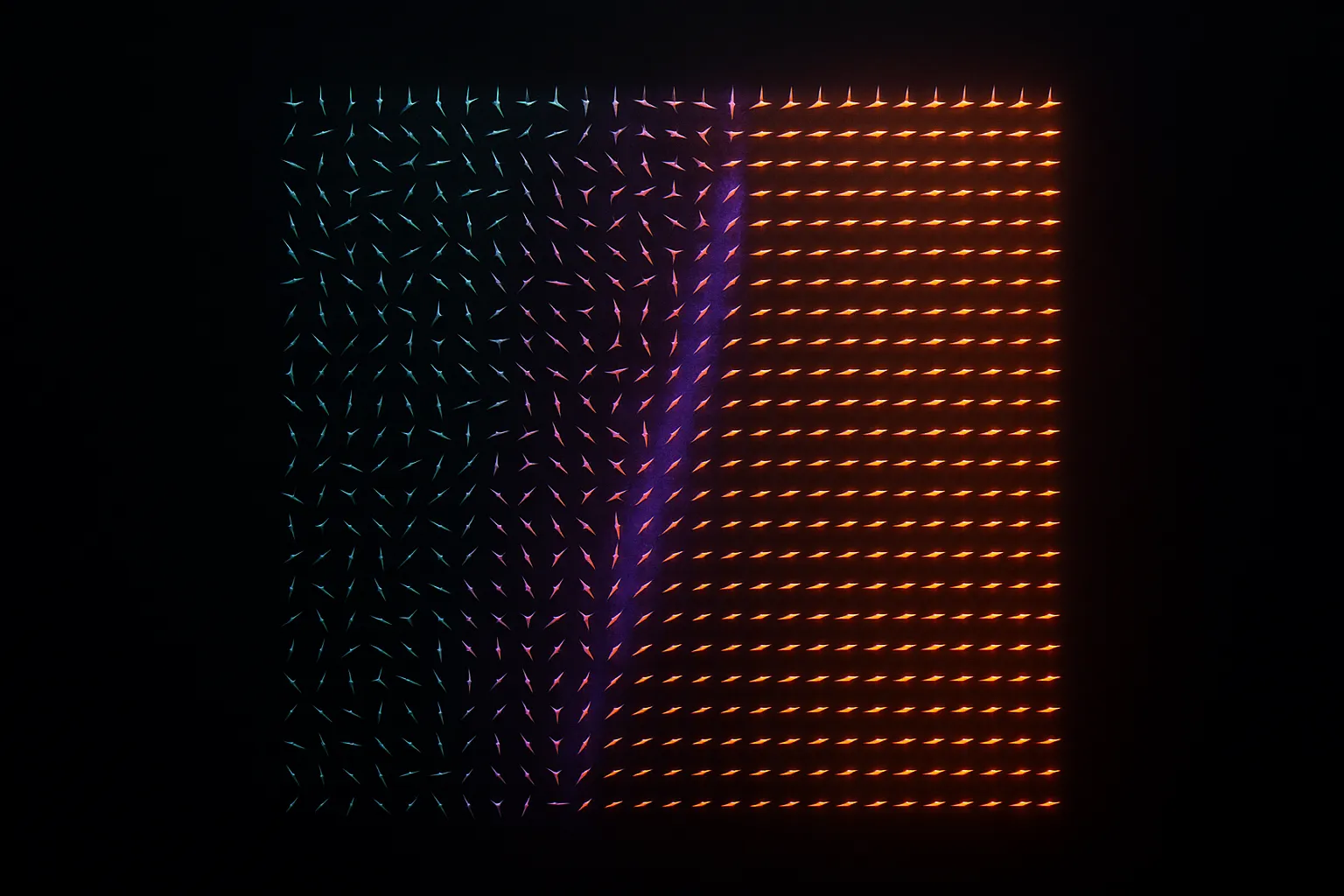 How a magnet makes up its mind